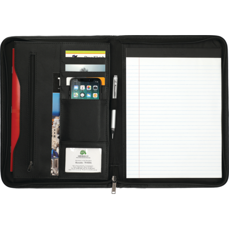 DuraHyde Zippered Padfolio