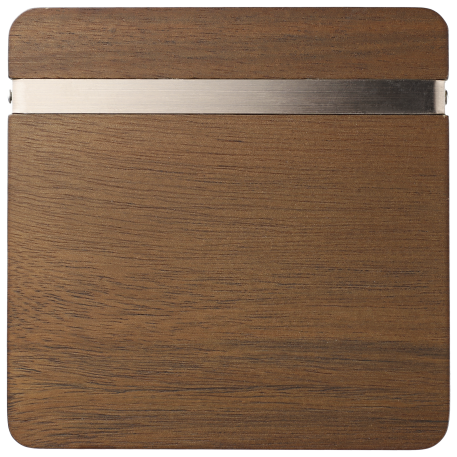 Graze Wood and Metal Coaster Set