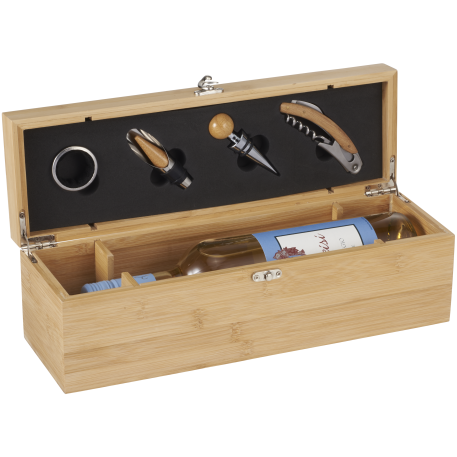 Bamboo Wine Case Set