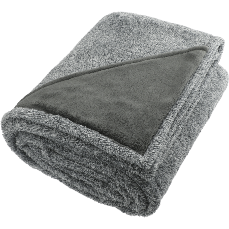 Heathered Fuzzy Fleece Blanket