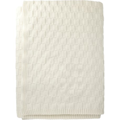 Made*Here New York Basketweave Cotton Blanket