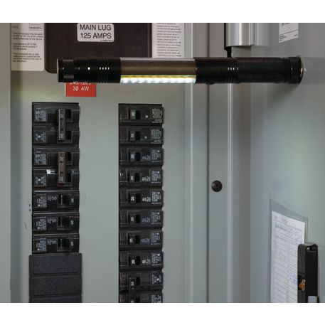 Telescopic Magnetic COB LED Flashlight w/Sidelight