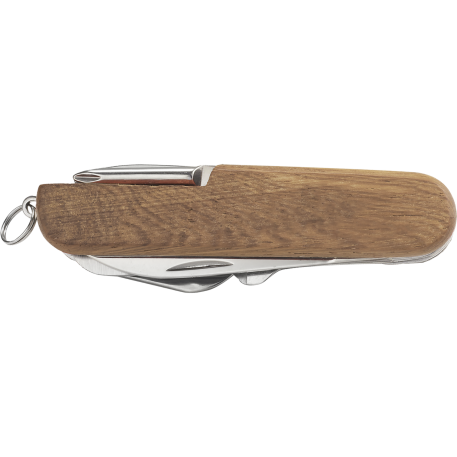 Wooden 13-Function Pocket Knife
