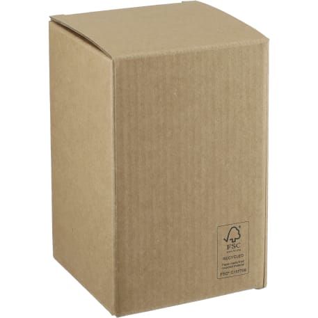 Easton Glass cup with FSC Bamboo lid 12oz