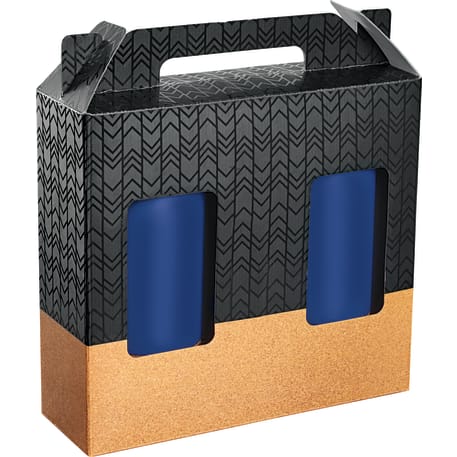 Valhalla Copper Vacuum Tumbler Gift Set with Cork