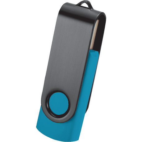 Rotate Black Clip Flash Drive 2GB