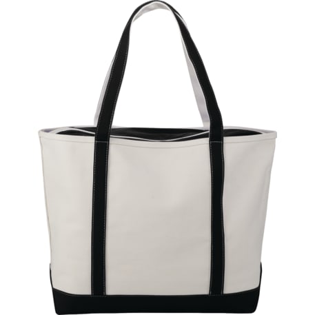 Baltic 24oz Cotton Canvas Tall Zippered Boat Tote