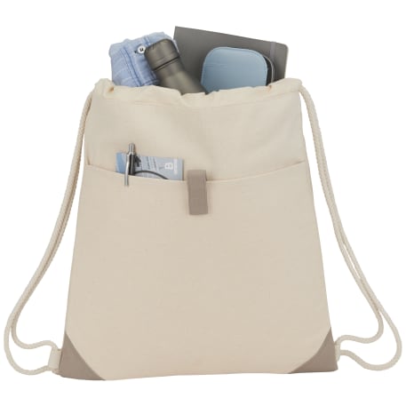 Recycled Cotton Drawstring Bag