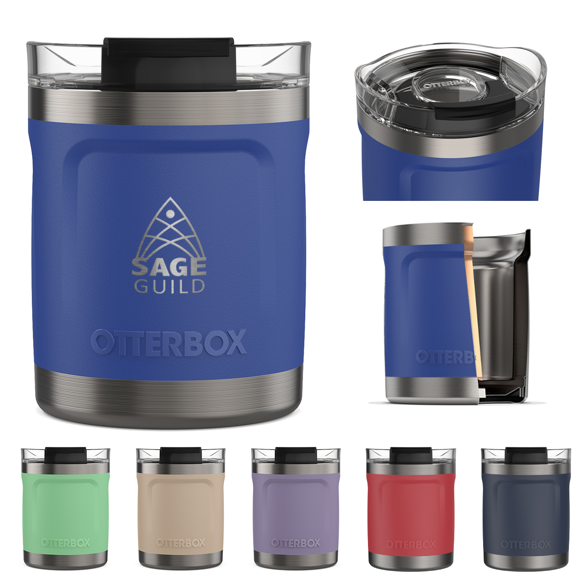 10 Oz. Otterbox® Elevation® Fashion Colors Stainless Steel Tumbler