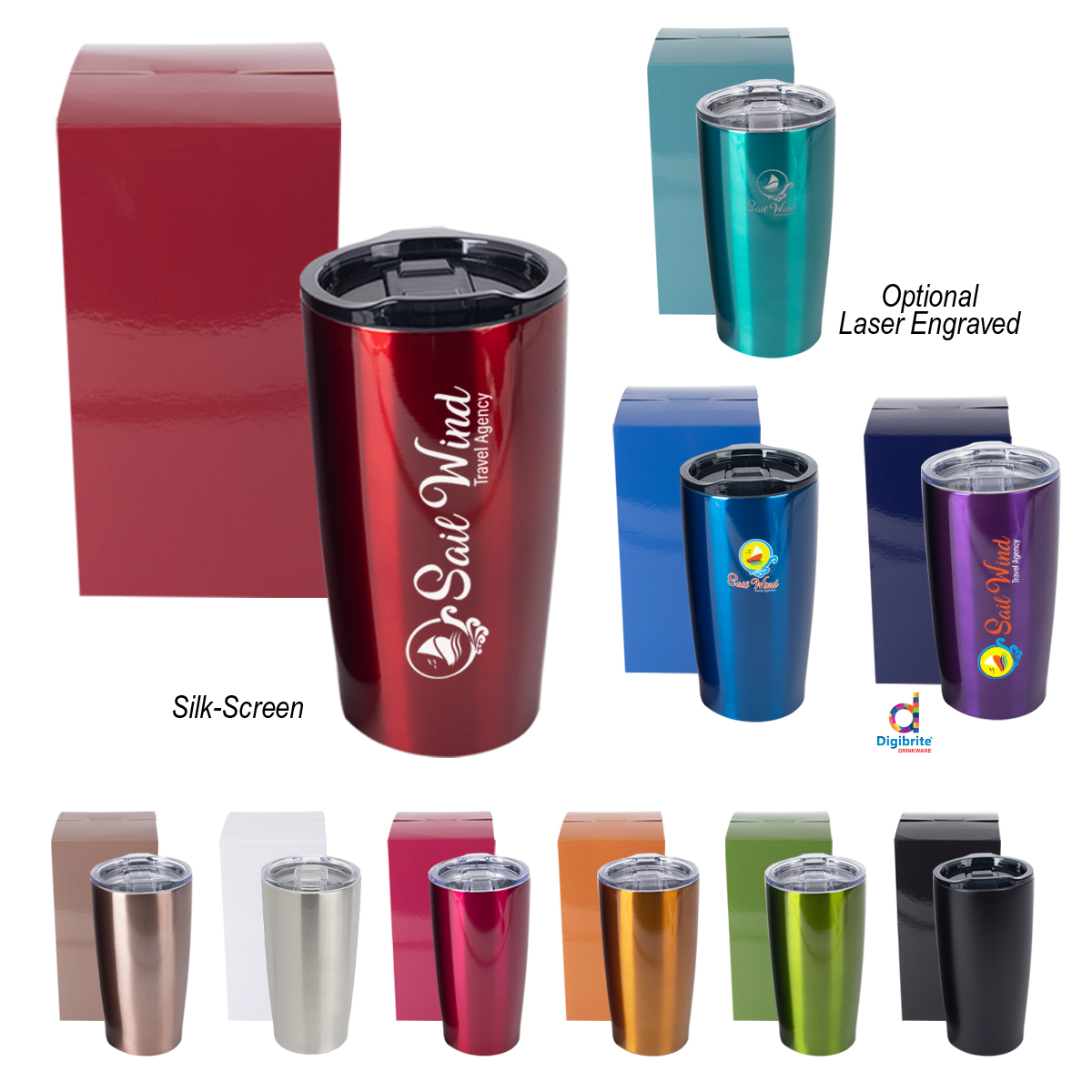 20 Oz. Himalayan Tumbler With Matching Custom Box