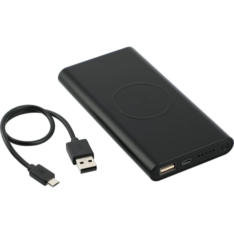 4000 mAh Light Up Logo Wireless Powerbank