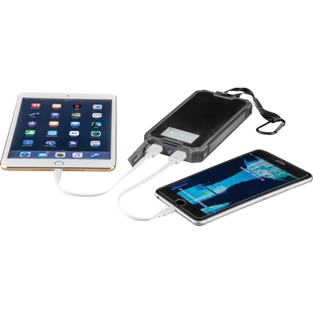 High Sierra® Falcon Solar 10000 mAh Power Bank