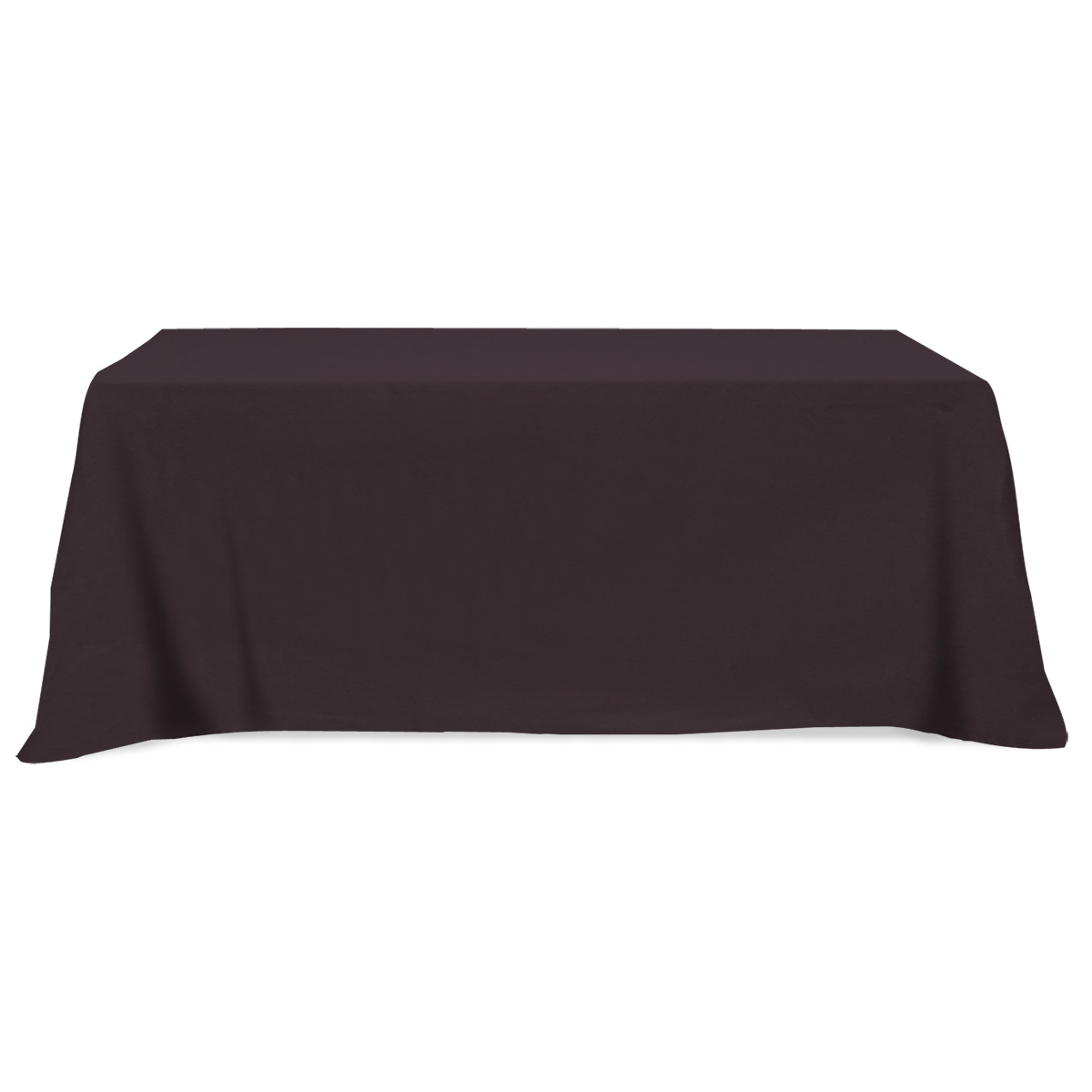 Flat Poly/Cotton 4-sided Table Cover - fits 8 standard table