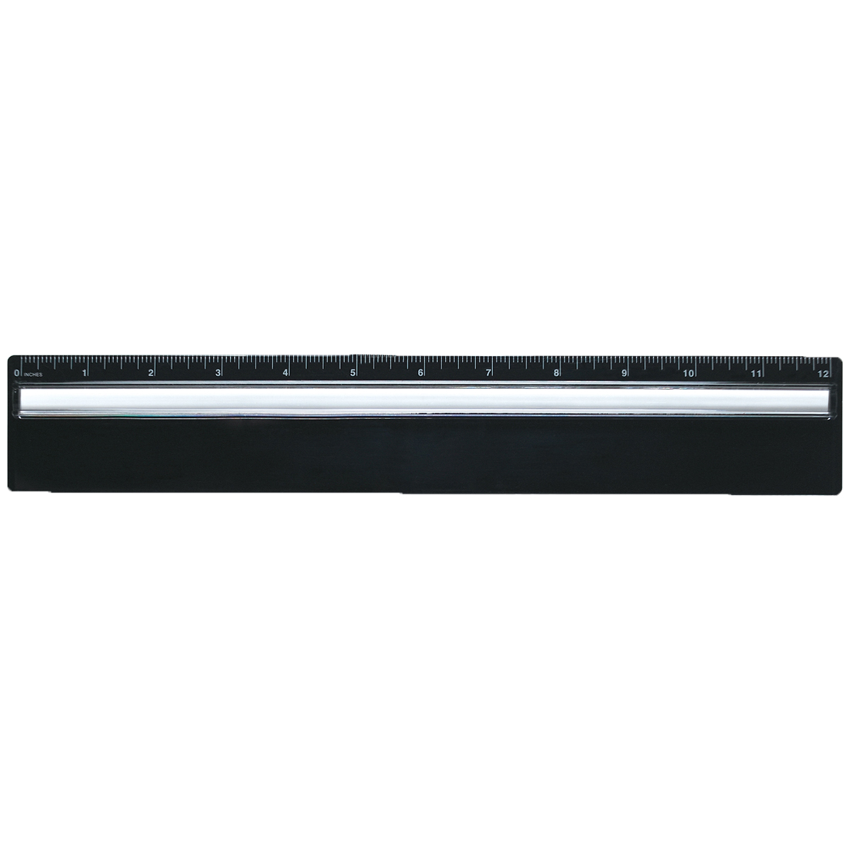 Plastic 12" Ruler With Magnifying Glass
