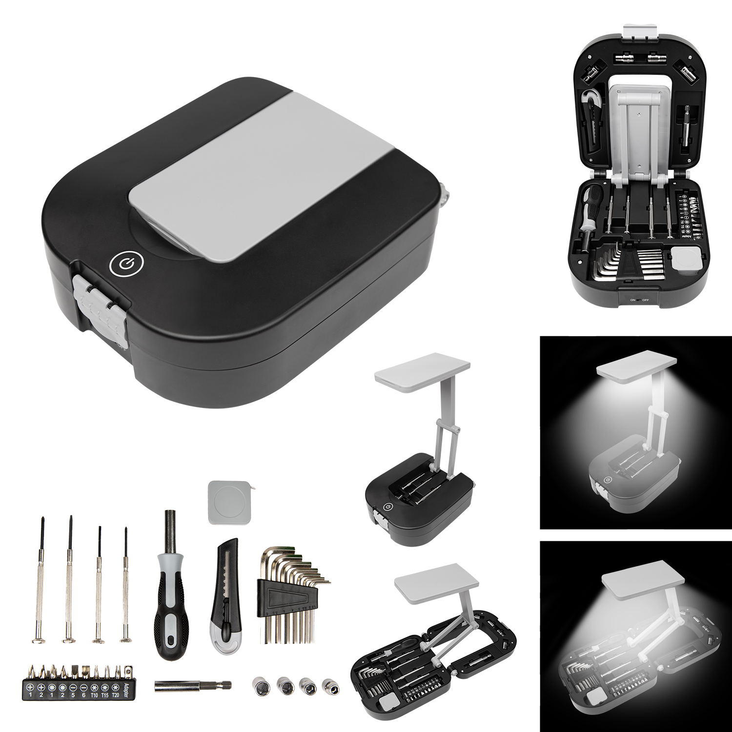 30-Piece Tool Kit With Light