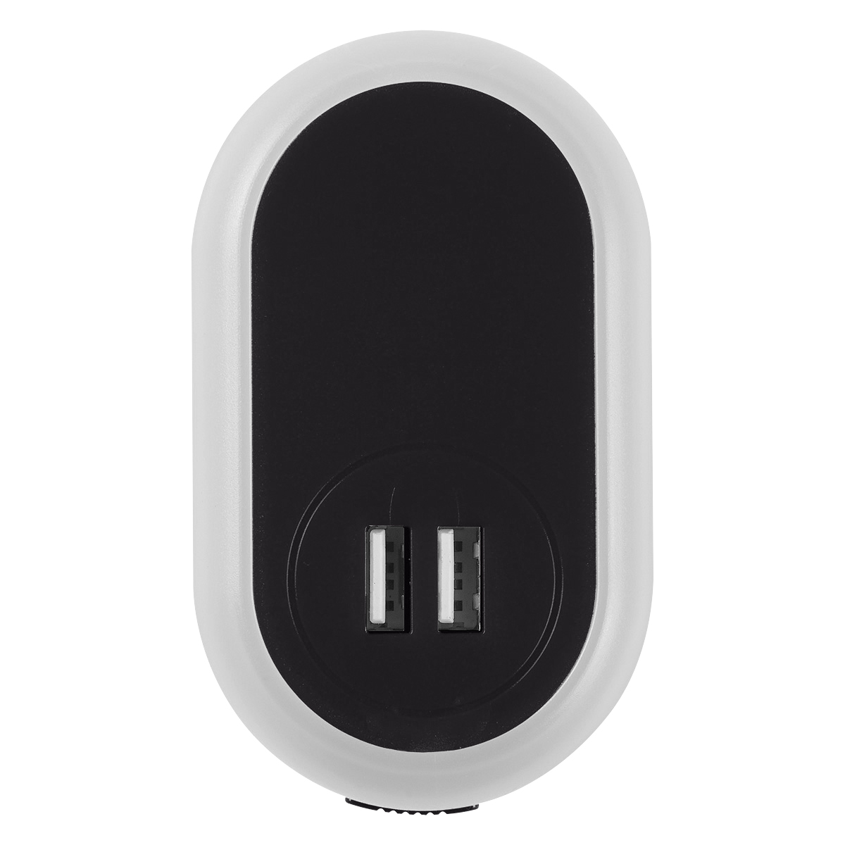 UL Listed Nightlight A/C Adapter With Dual USB Ports