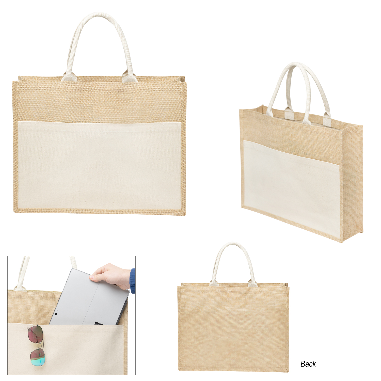 Julia Jute Tote Bag