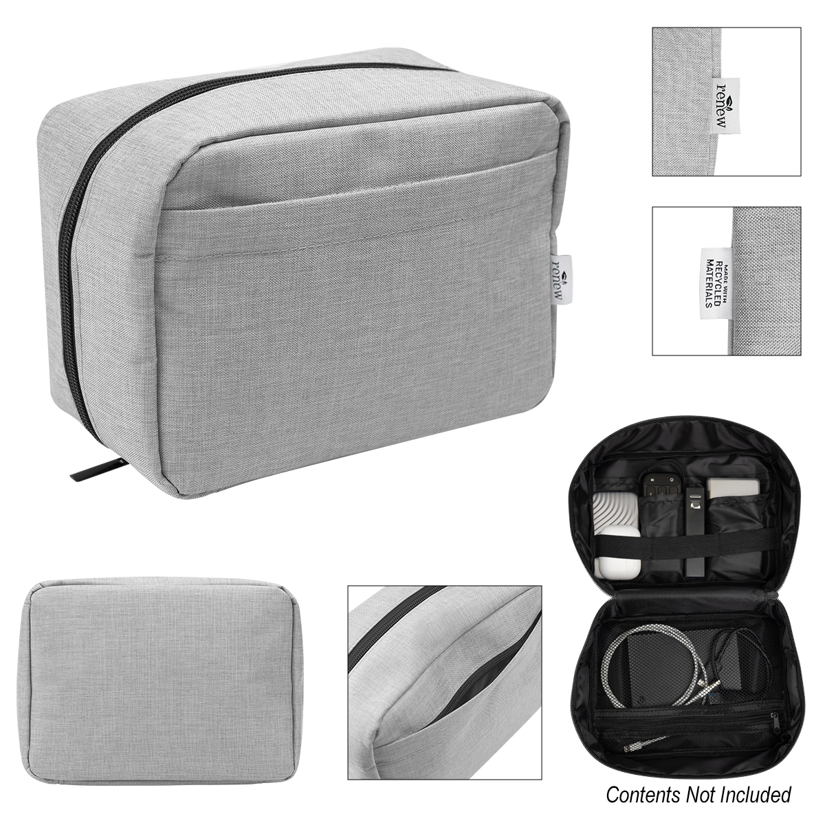 Habitat rPET Heathered Tech Pouch