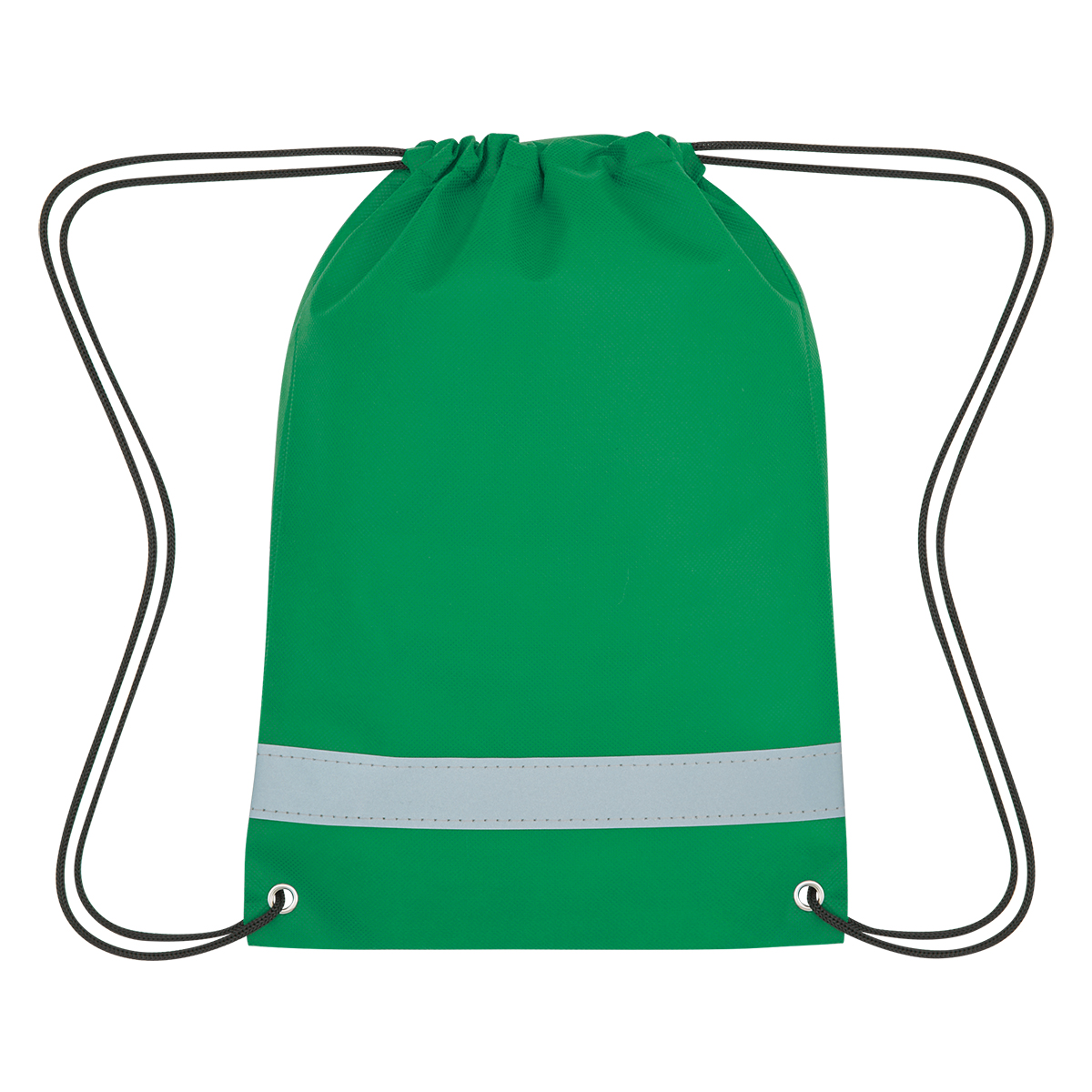 Lil Bit Reflective Non-Woven Drawstring Bag