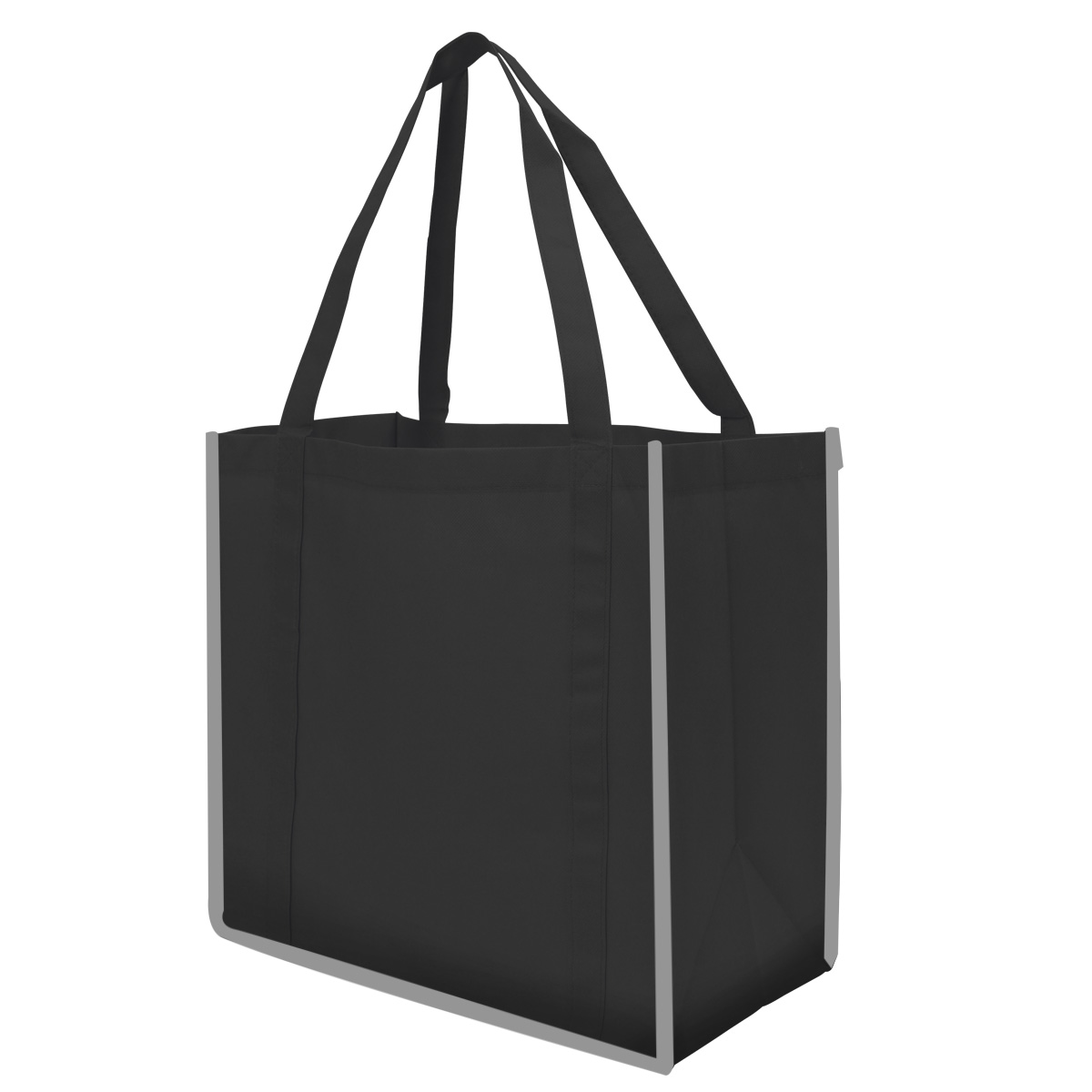 Reflective Large Non-Woven Grocery Tote Bag
