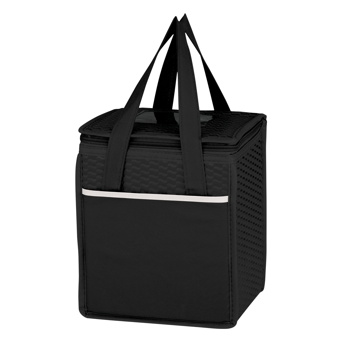 Wave Design Non-Woven Cooler Lunch Bag