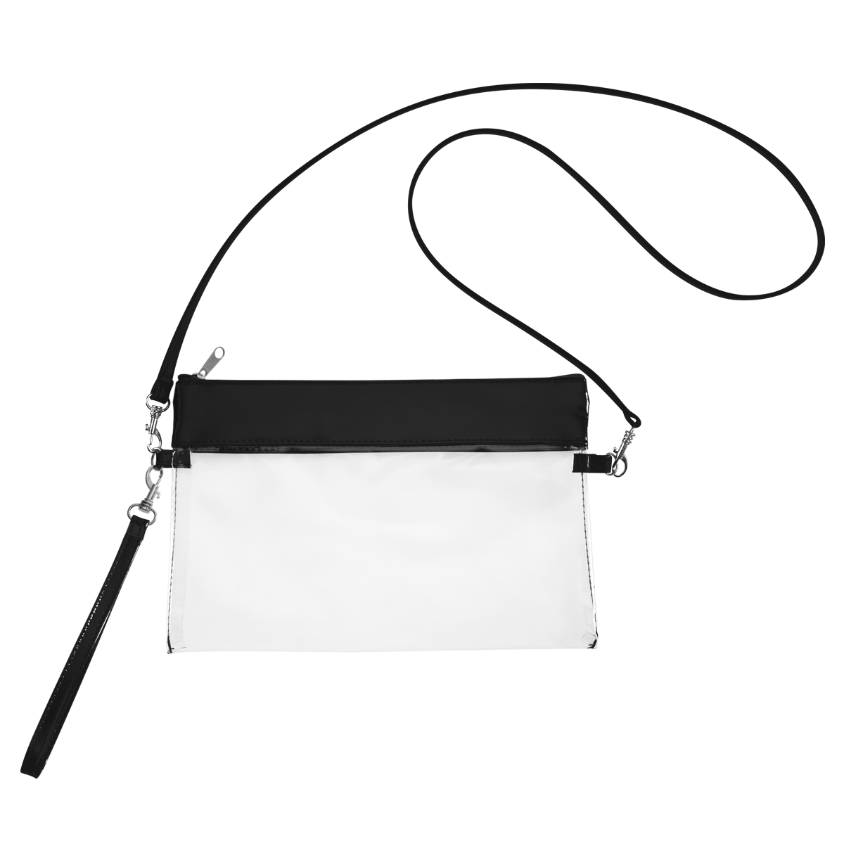 Game Day Clear Wristlet Pouch
