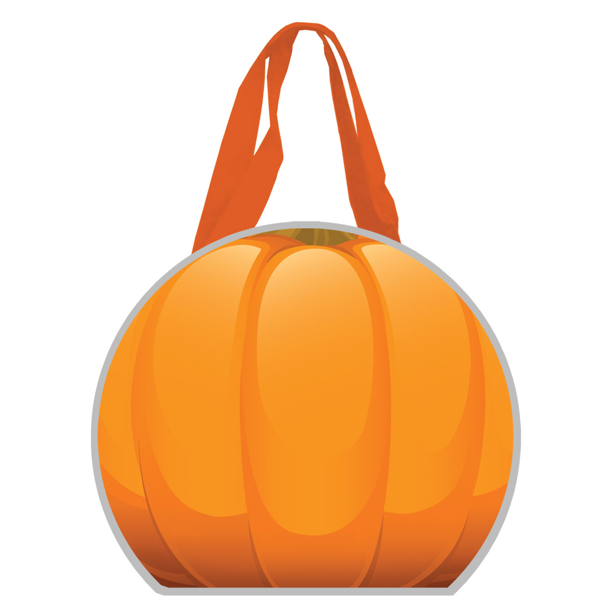 Reflective Halloween Pumpkin Non-Woven Tote Bag
