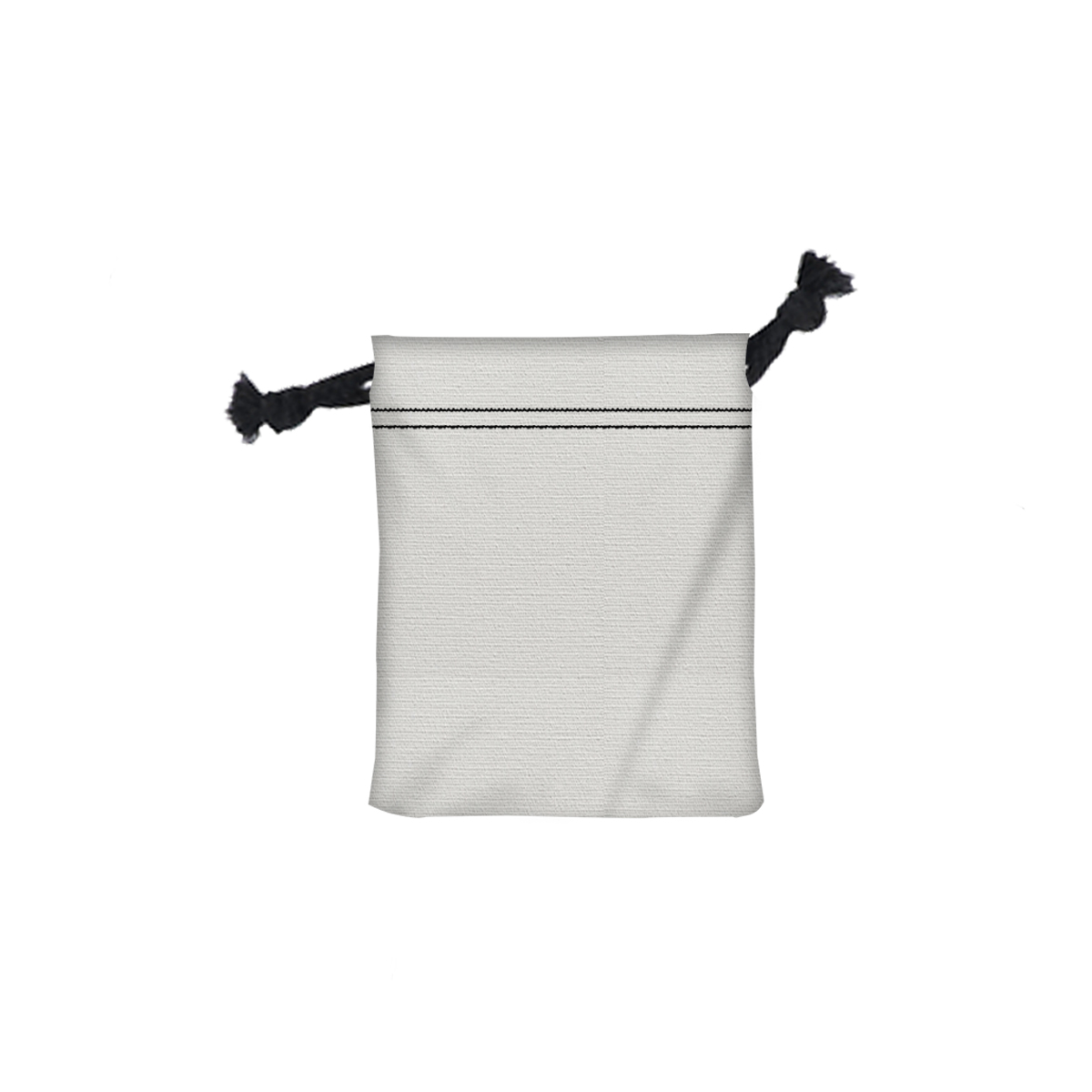 5" W X 6" H Canvas Drawstring Bag