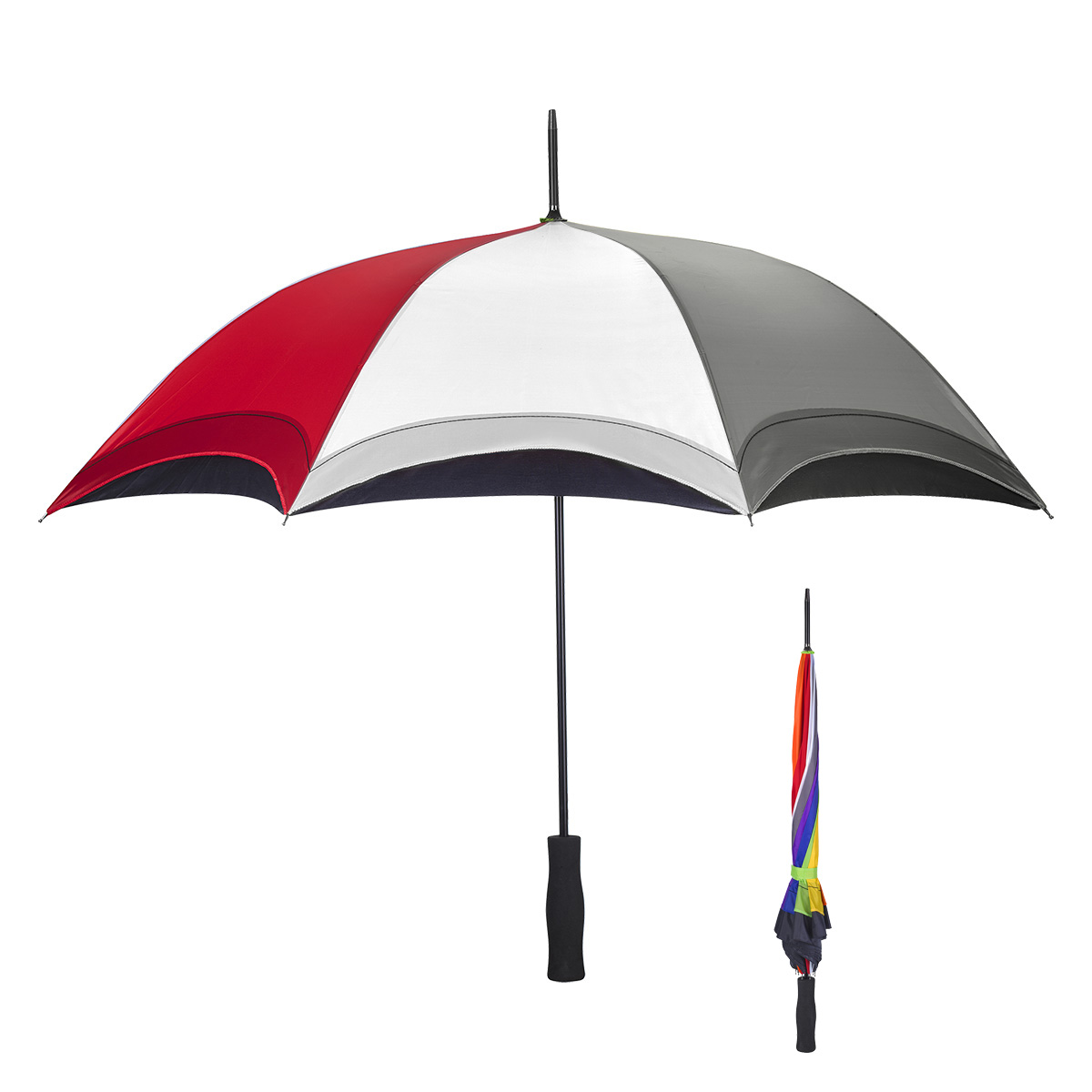 46" Arc Rainbow Umbrella