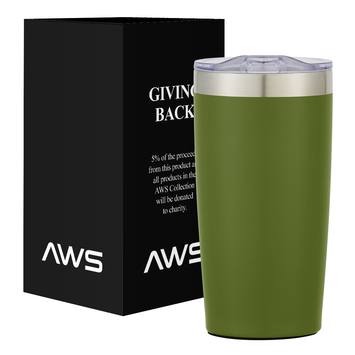 AWS 20 Oz. Full Color Two-Tone Himalayan Tumbler