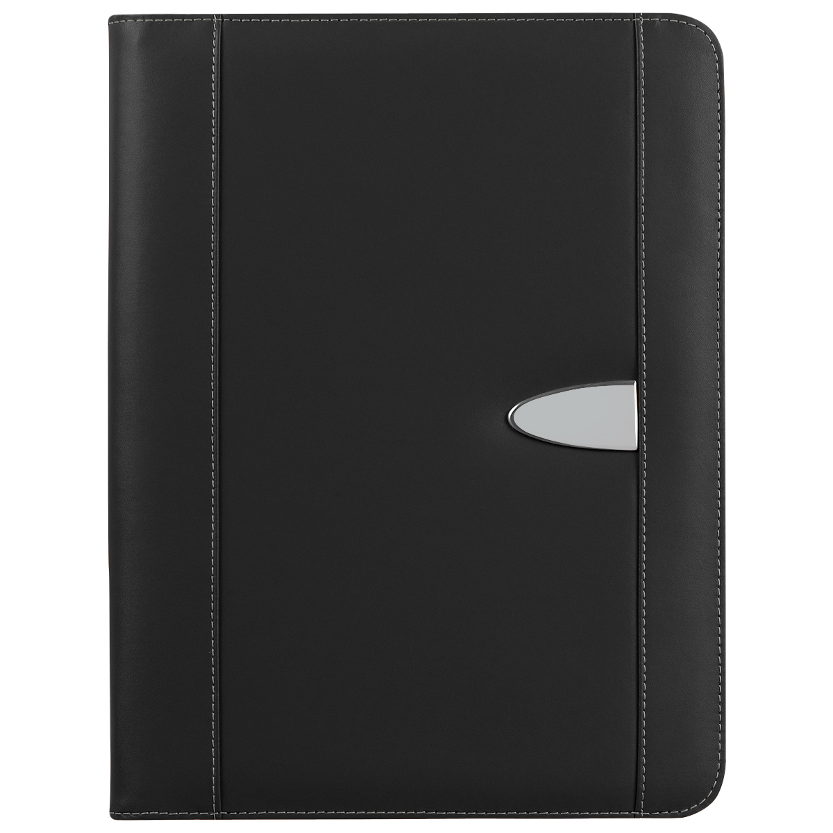 Eclipse Bonded Leather Zippered Portfolio With Calculator