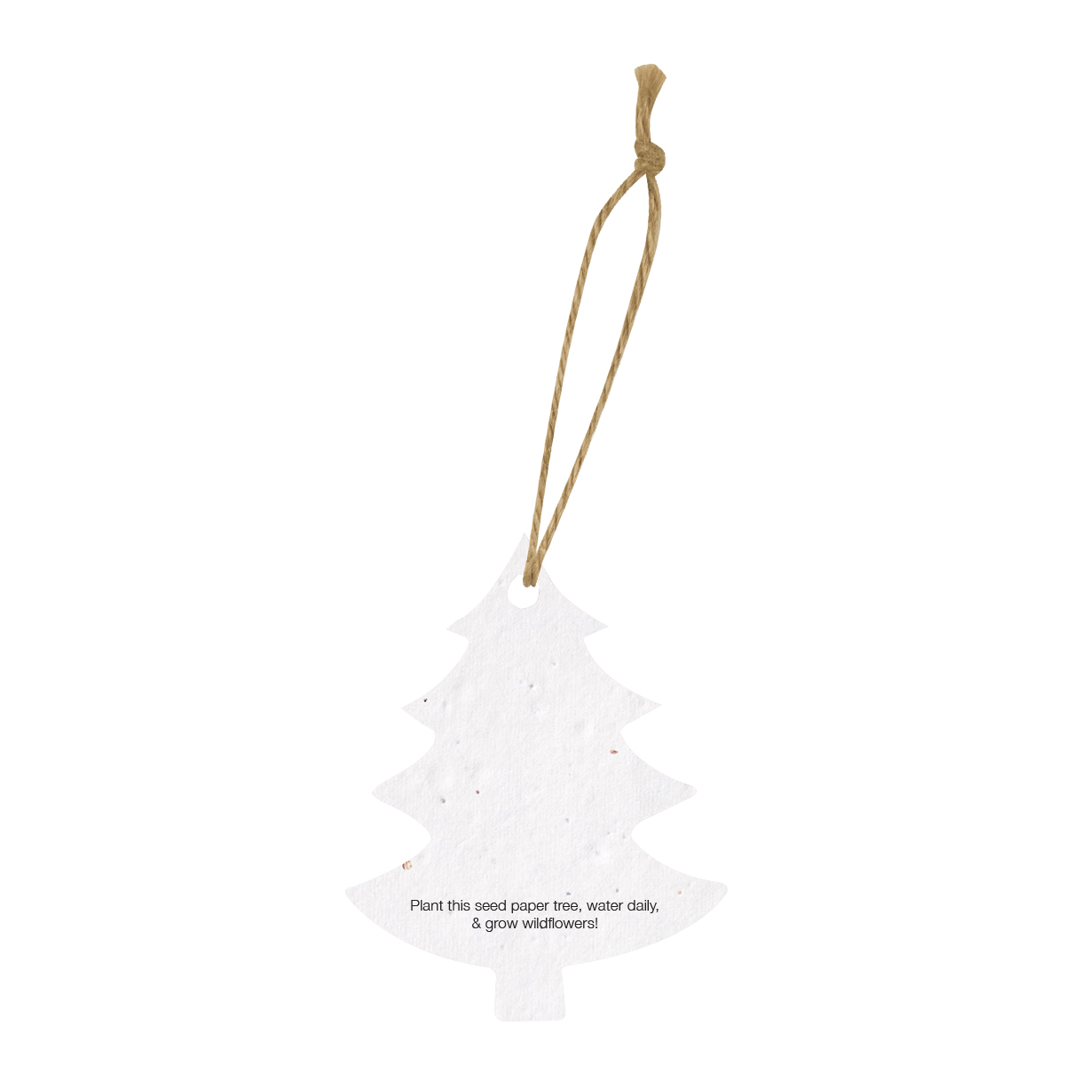 Tree Shaped Plantable Holiday Ornament