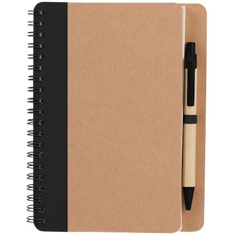 5" x 7" Eco Spiral Notebook with Pen