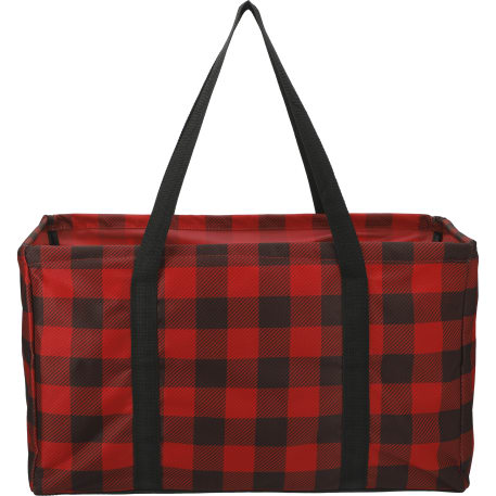 Buffalo Plaid Utility Tote