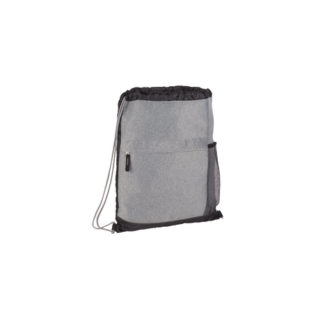 Heather Melange Drawstring Bag