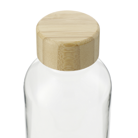 Sona 22oz RPET Reusable Bottle w/ FSC Bamboo lid