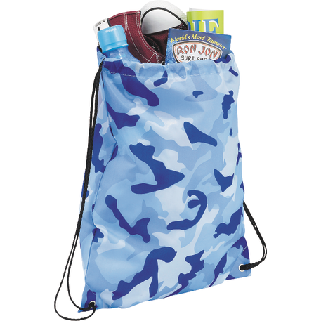 Camo Oriole Drawstring Bag