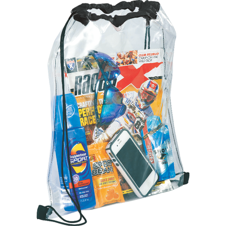 Rally Clear Drawstring Bag