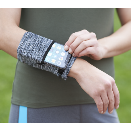 Cooling Heathered Wrist Band with Pocket