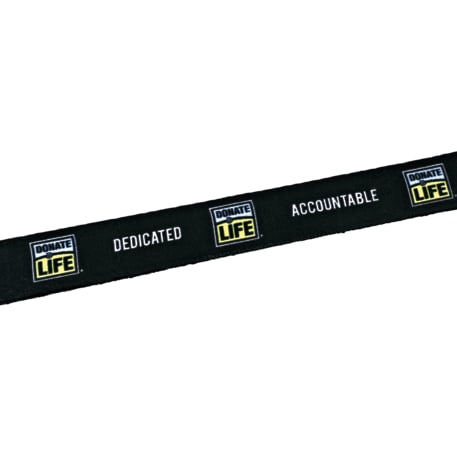 Full Color 1/2" Wristband w/ Slide Clip