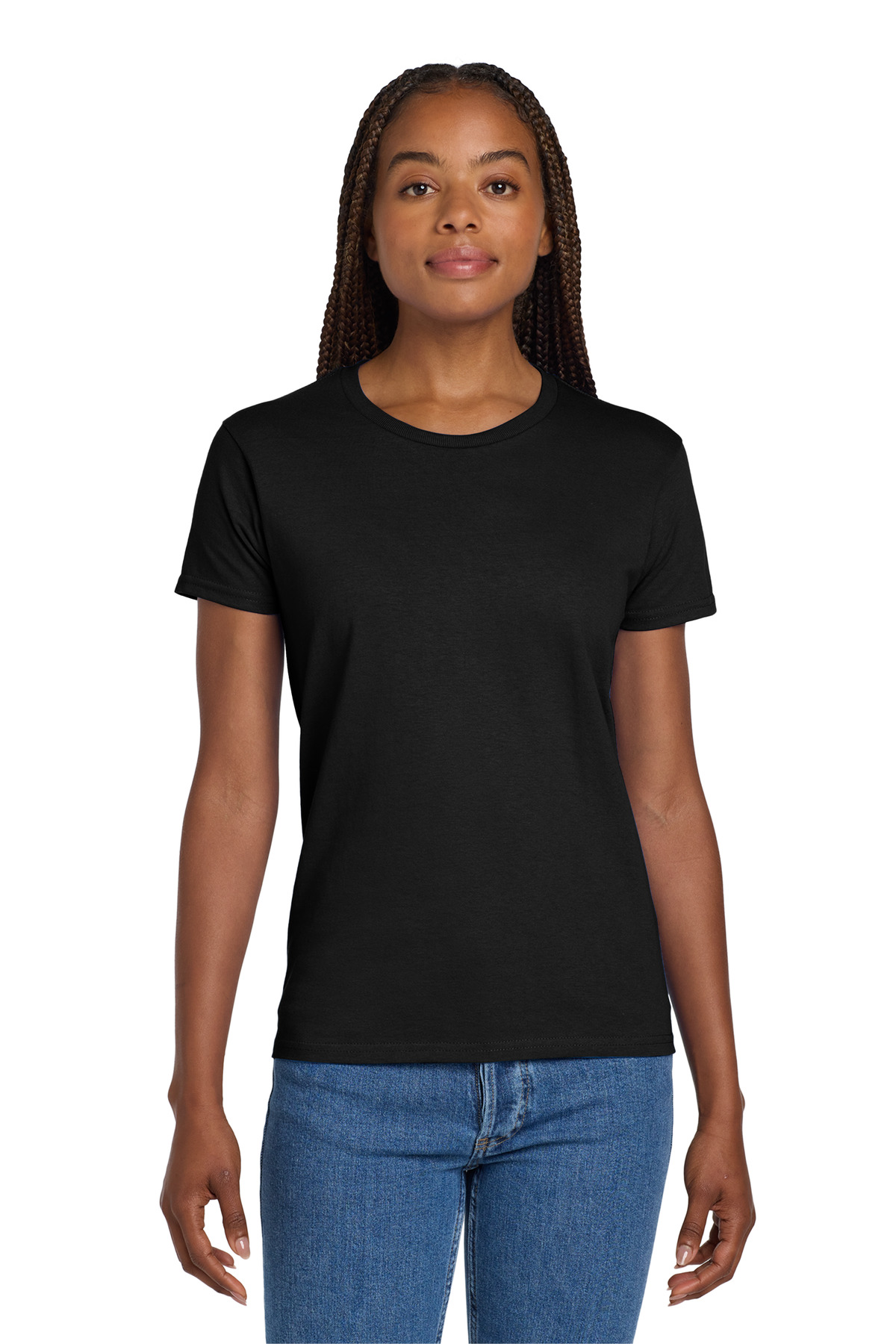 Gildan Womens Ultra Cotton 100% US Cotton T-Shirt. 2000L