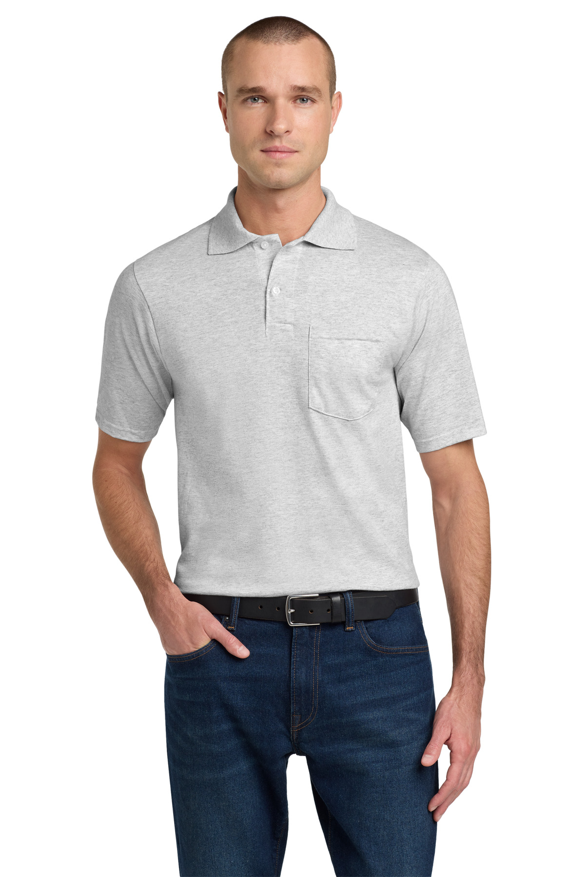 Jerzees Dri-Power Pocket Sport Shirt. 436MP