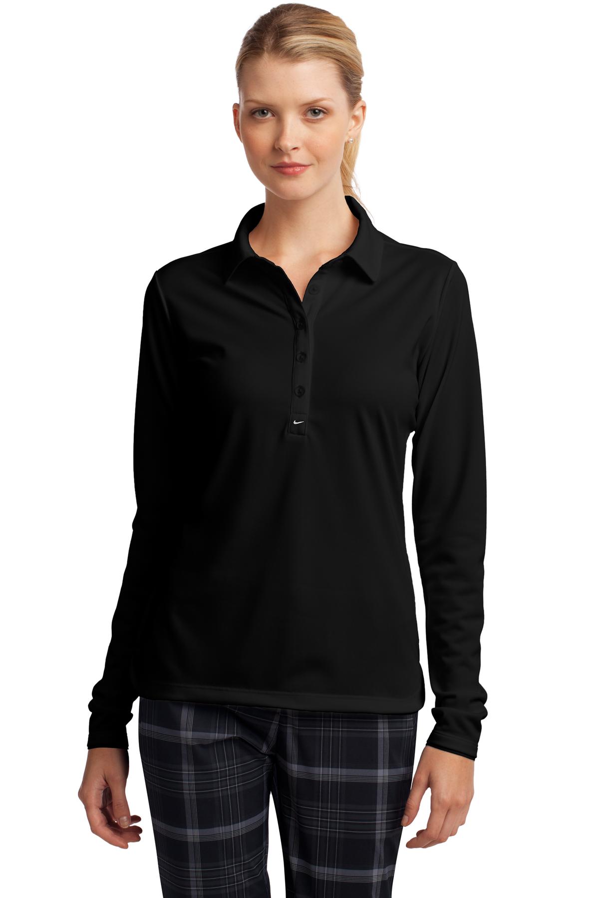 Nike Womens Long Sleeve Dri-FIT Stretch Tech Polo. 545322