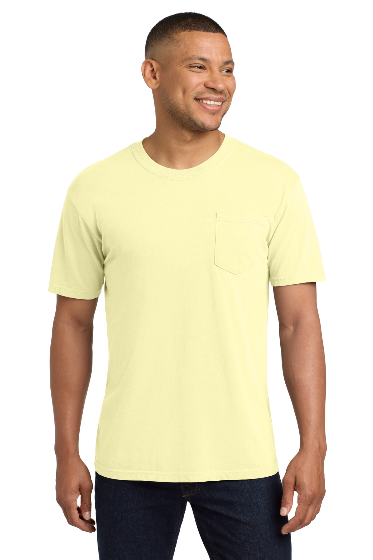COMFORT COLORS  Heavyweight Ring Spun Pocket Tee. 6030