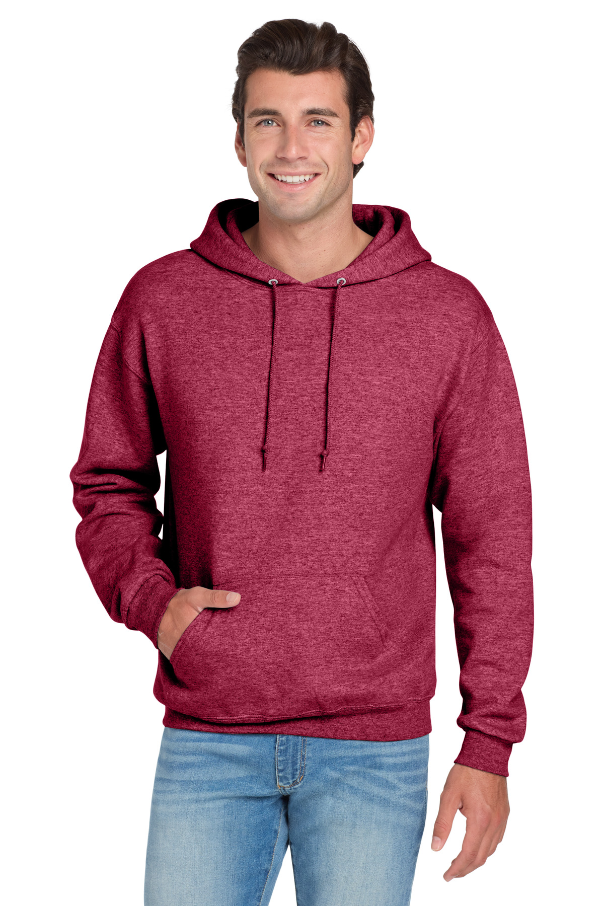 Jerzees NuBlend Pullover Hooded Sweatshirt.  996M