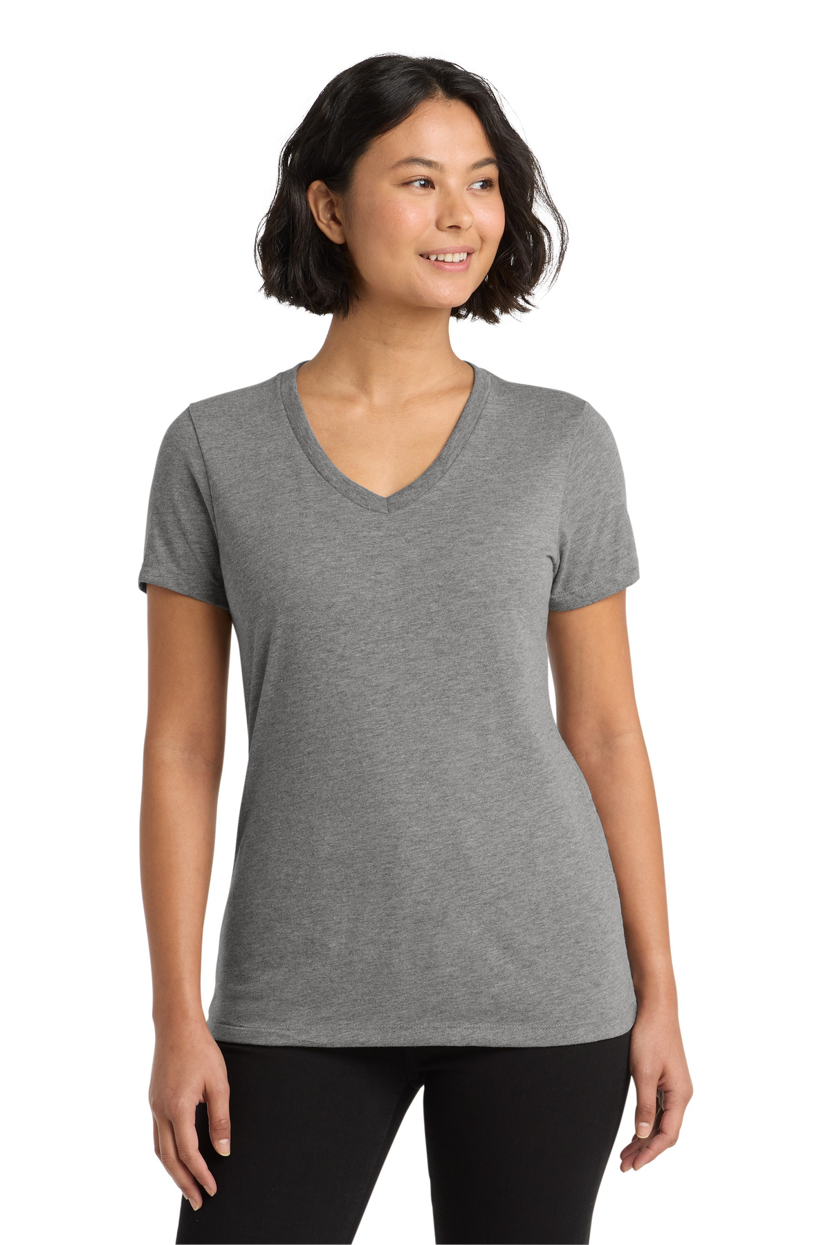 Allmade  Womens Tri-Blend V-Neck Tee AL2018