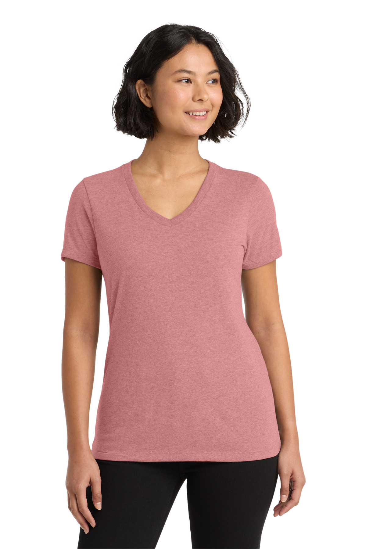 Allmade  Womens Tri-Blend V-Neck Tee AL2018