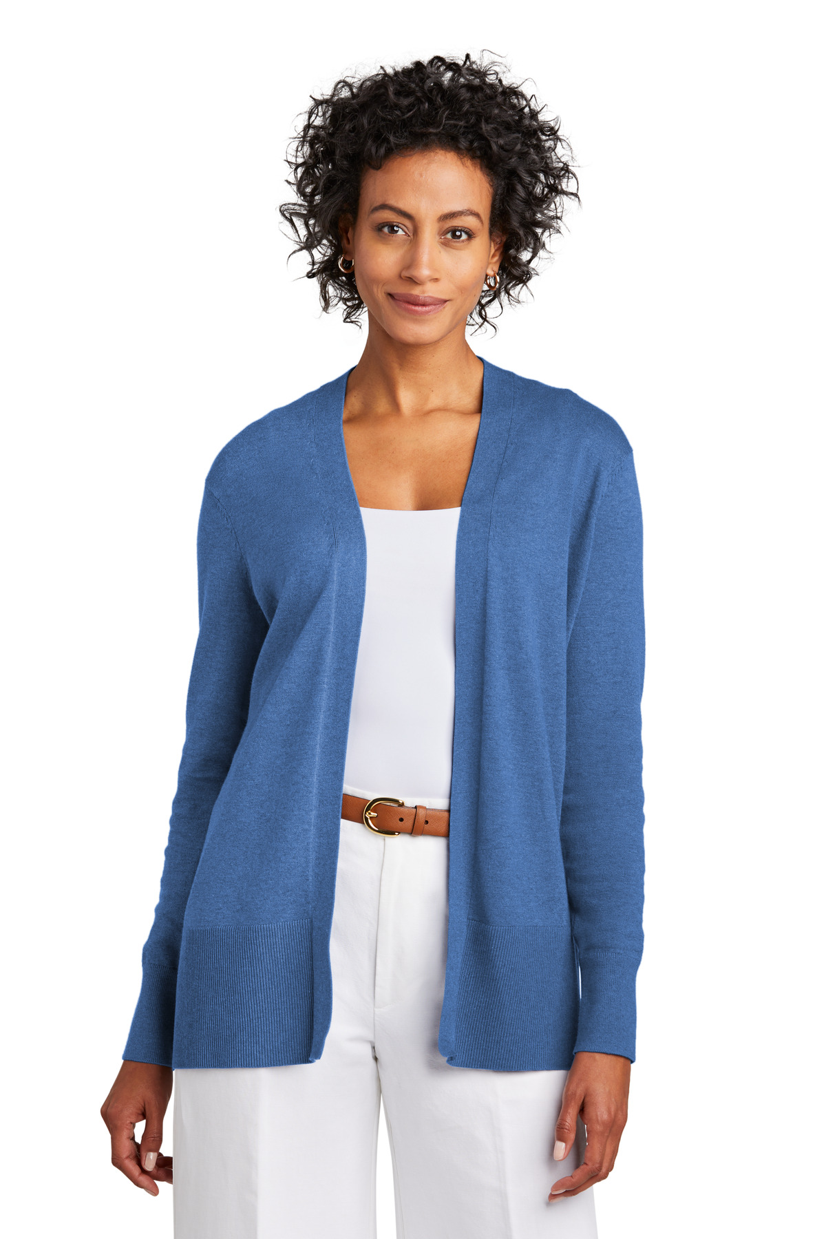 Brooks Brothers Womens Cotton Stretch Long Cardigan Sweater BB18403