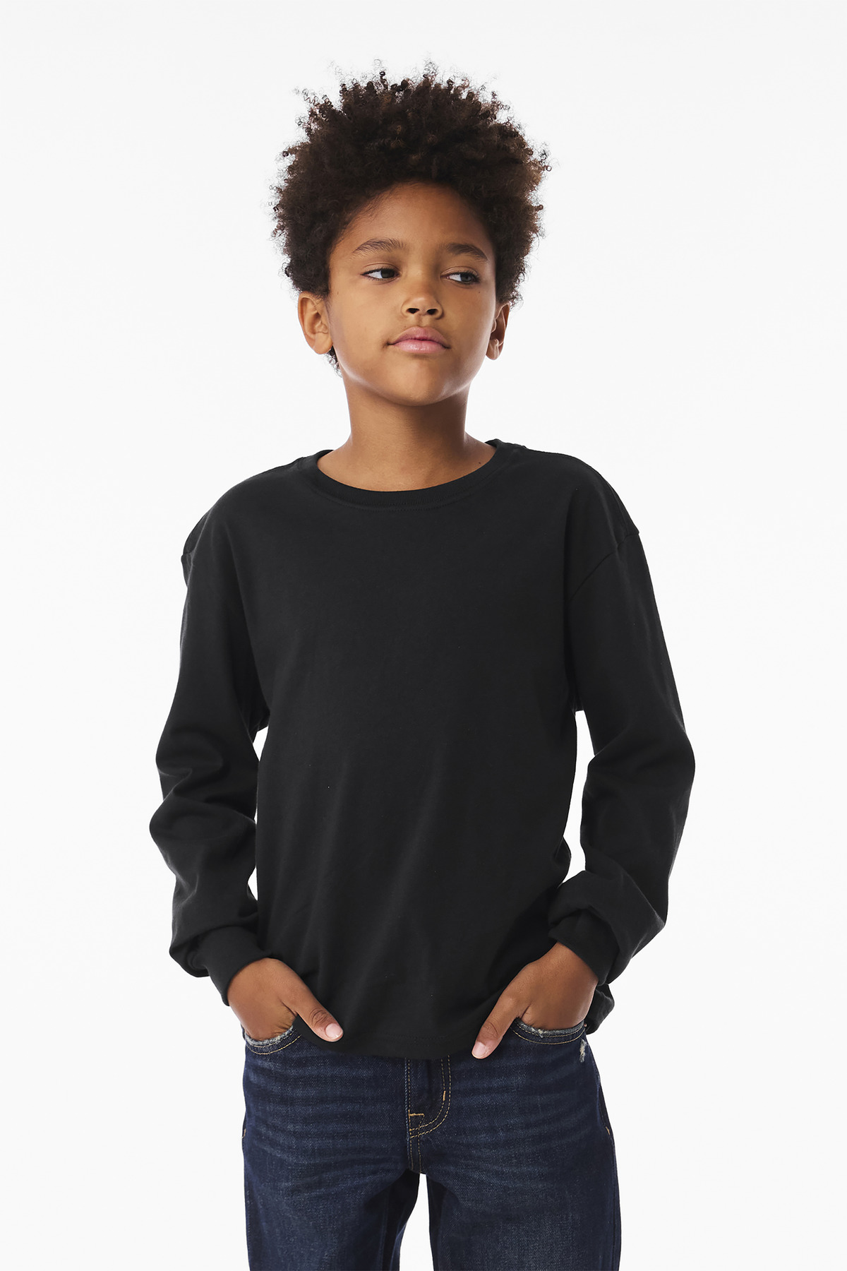 BELLA+CANVAS Youth 6-Ounce Heavyweight Long Sleeve Tee BC3511Y