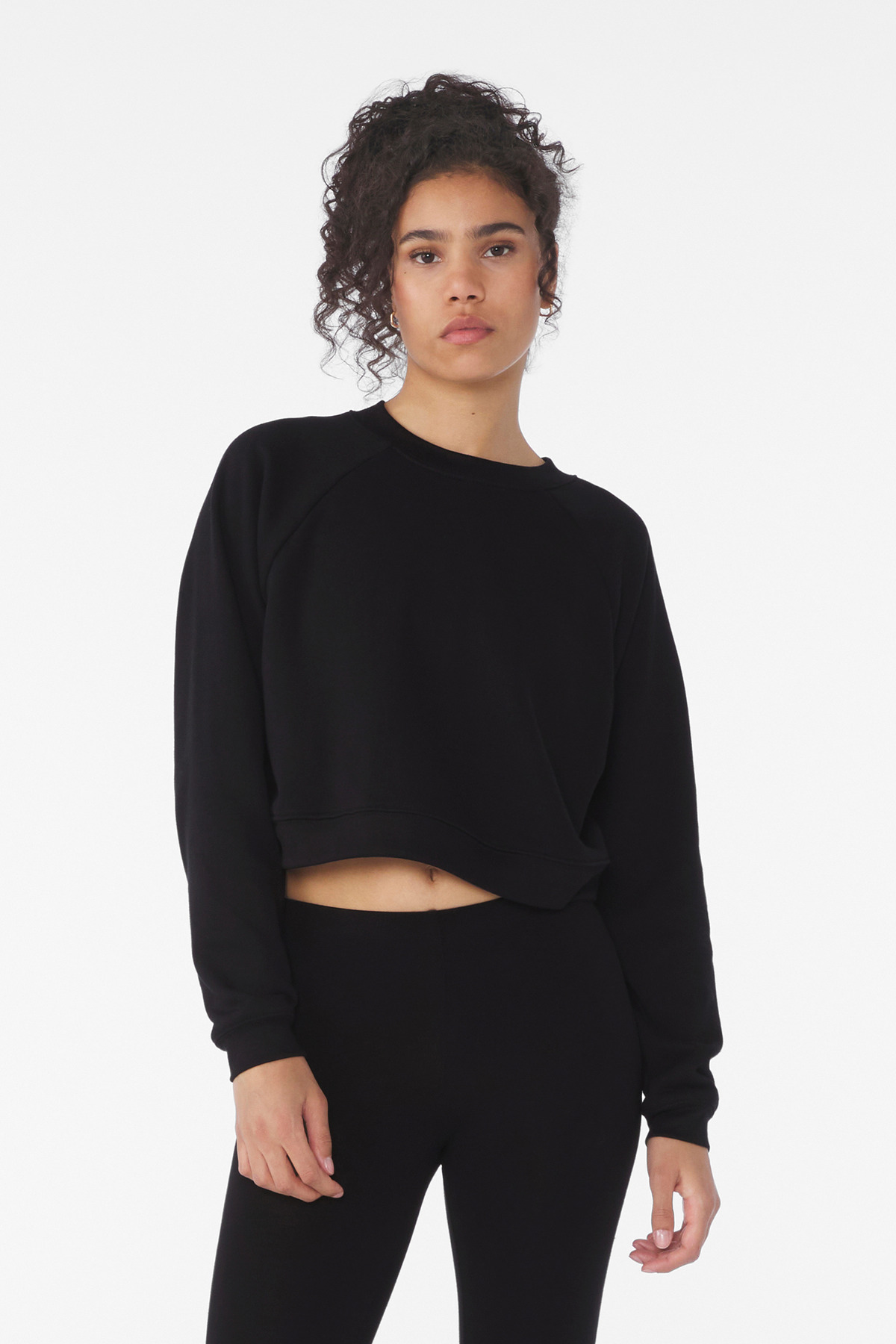 BELLA+CANVAS Womens Raglan Pullover Sponge Fleece BC7505